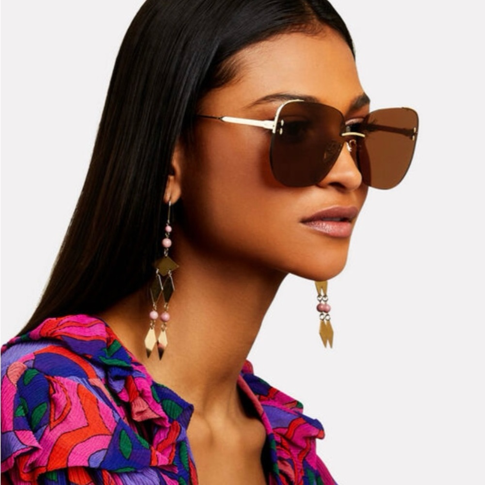 Isabel Marant Square Frameless Sunglasses NWT